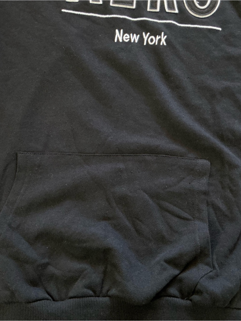 Aeropostale New York Black Logo Hoodie size medium - Picture 4 of 5